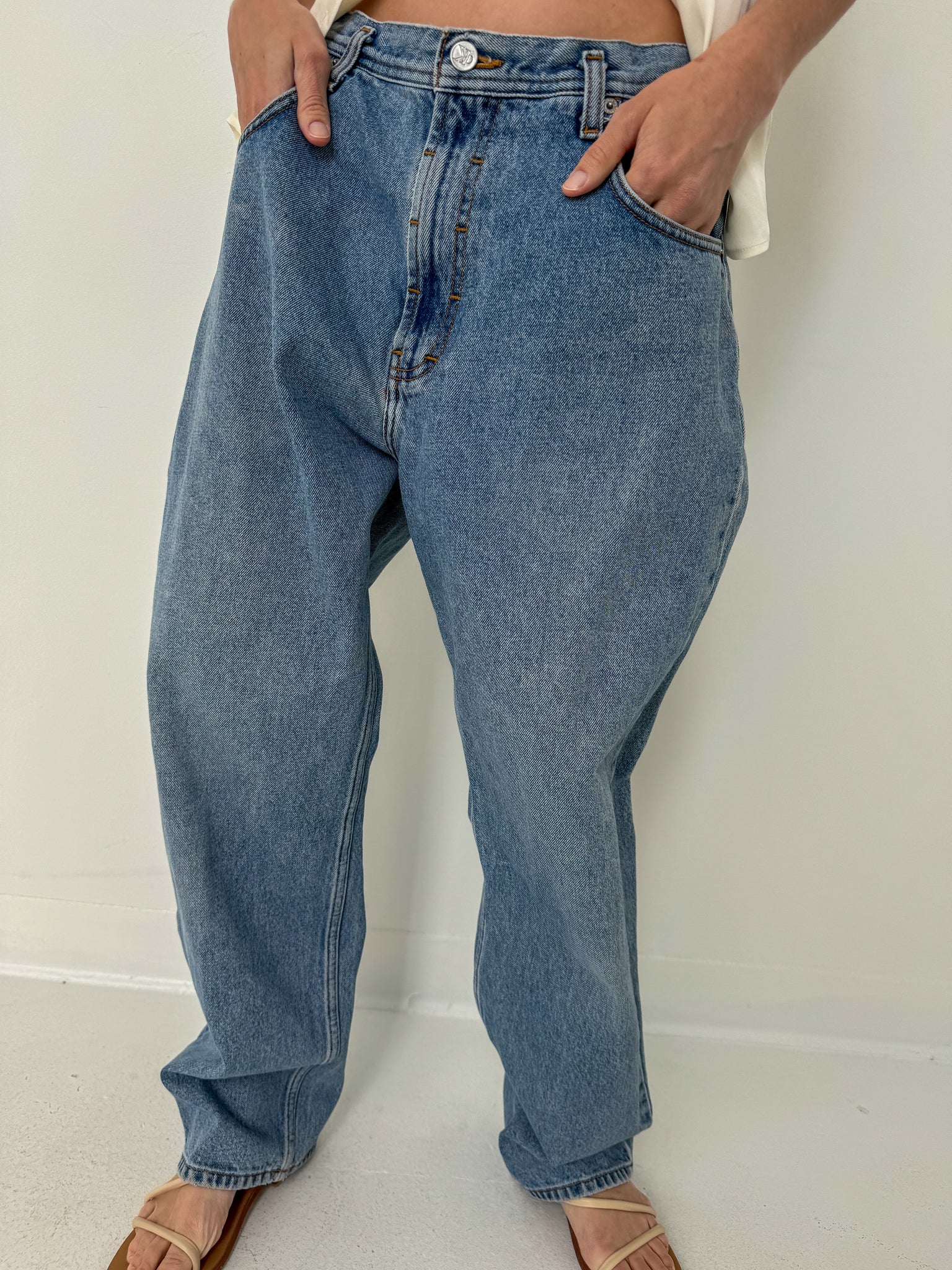 Vintage Unisex Bleu Calvin Klein Denim Jeans