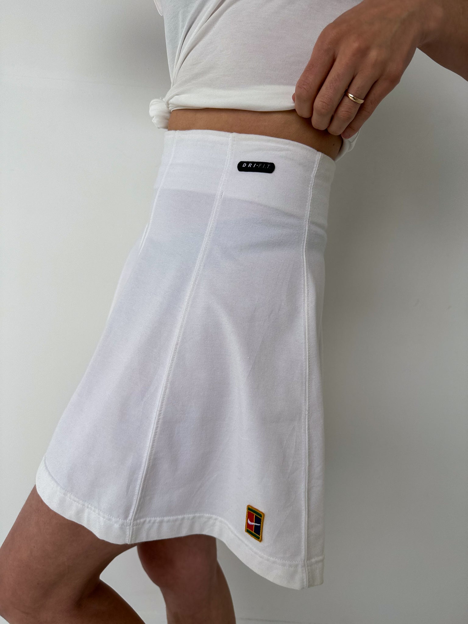 Vintage 00s Marguerite Nike Cotton Blend Tennis Skirt
