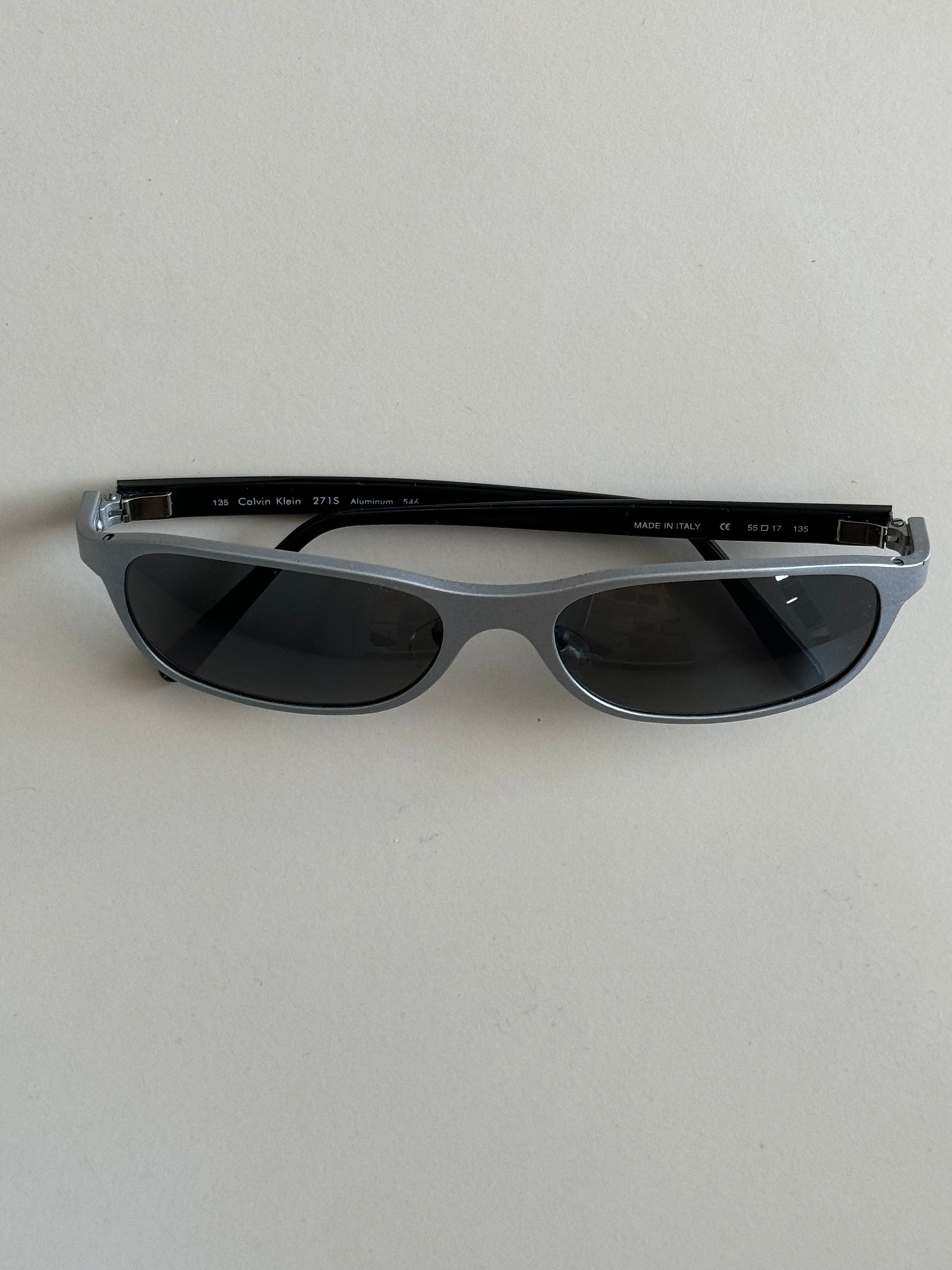 Vintage 90s Muted Silver Calvin Klein Sunglasses