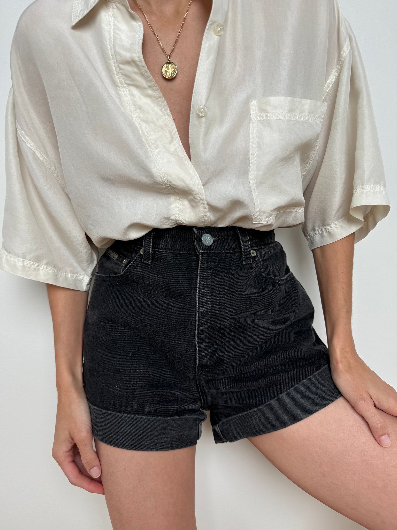 Vintage Charbon Calvin Klein Denim Shorts