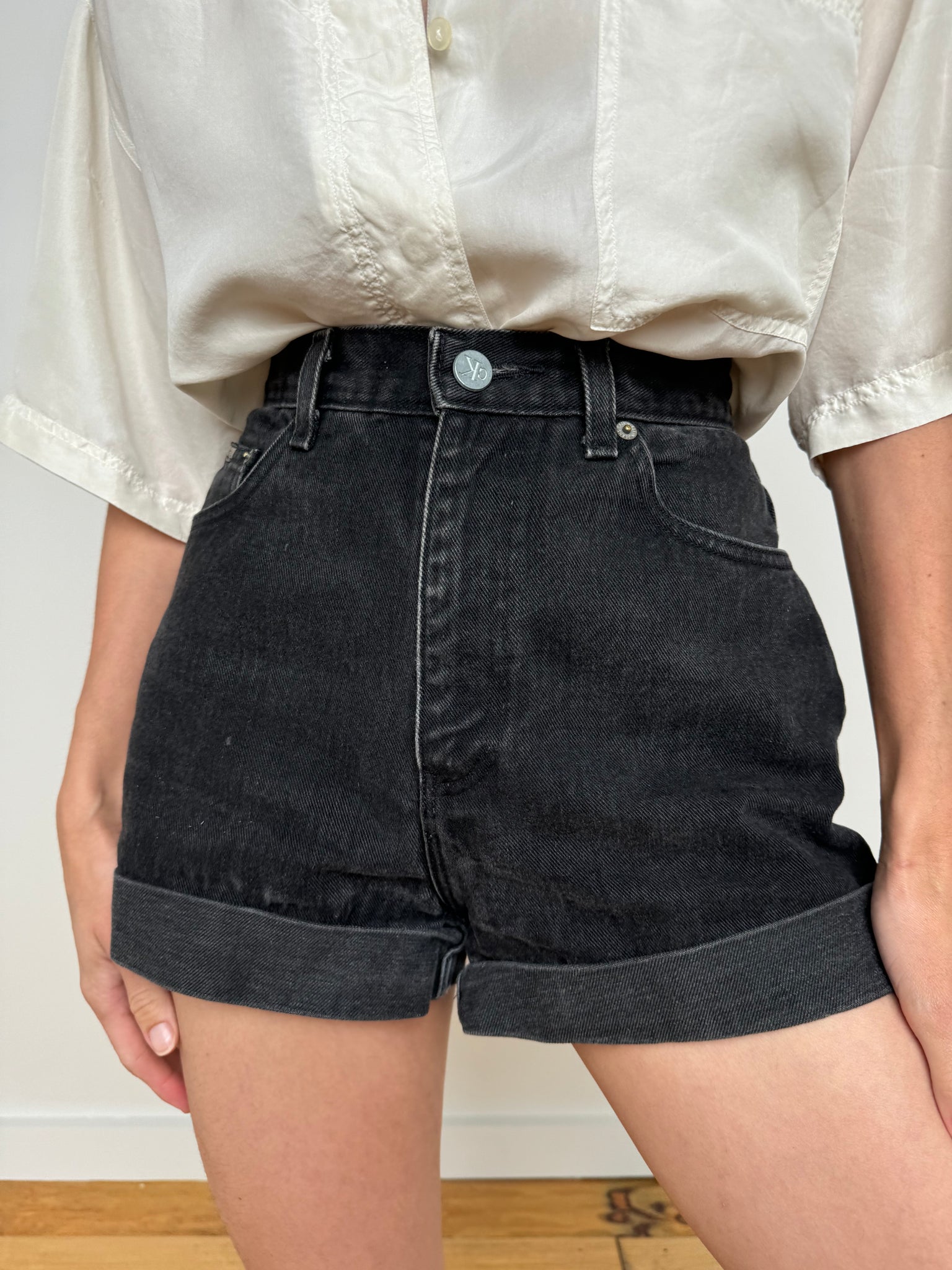 Vintage Charbon Calvin Klein Denim Shorts